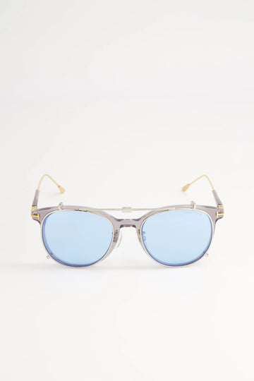 Lentes de Armazón Tom Ford FT5644 Doble Montura Transparent Grey