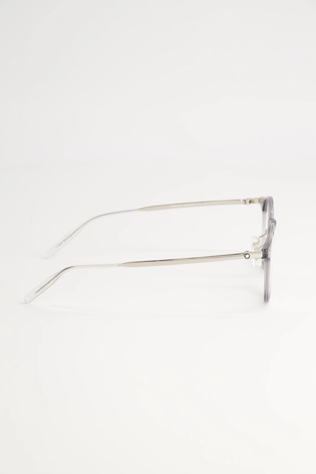 Lentes de Armazón Montblanc MB0426O Transparent Titanium