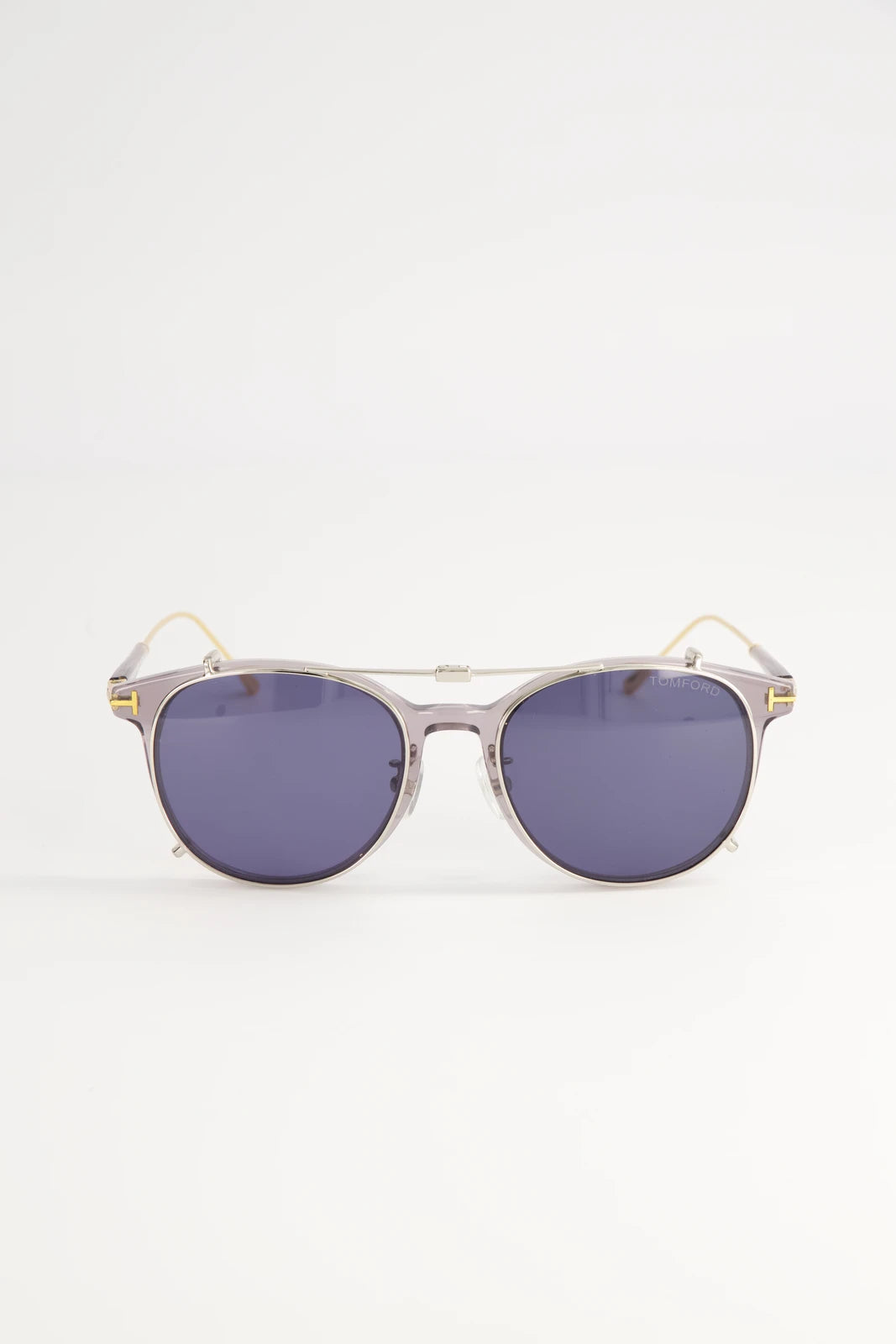 Lentes de Armazón Tom Ford FT5644 Doble Montura Transparent Clear