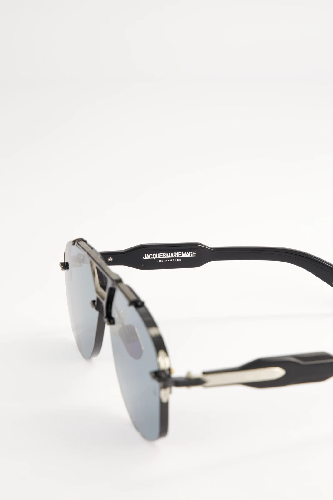 Lentes de Sol Jacques Marie Mage Alta Black Silver