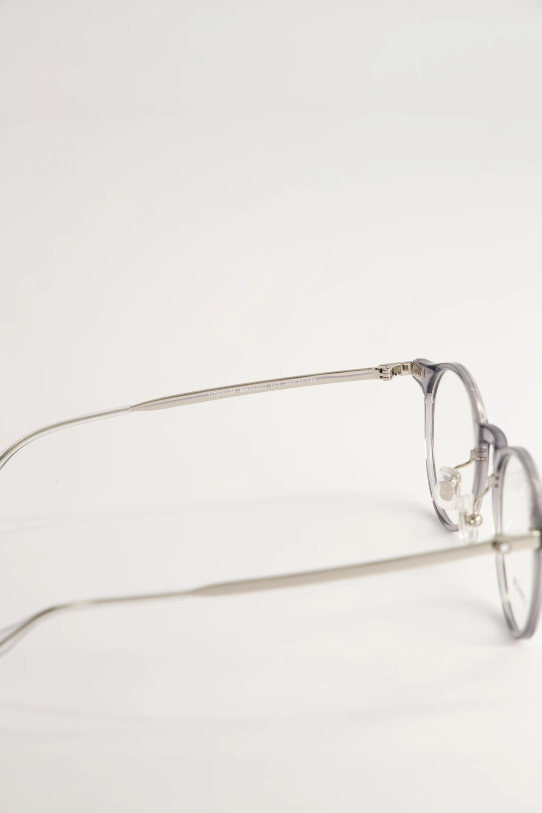 Lentes de Armazón Montblanc MB0426O Transparent Titanium