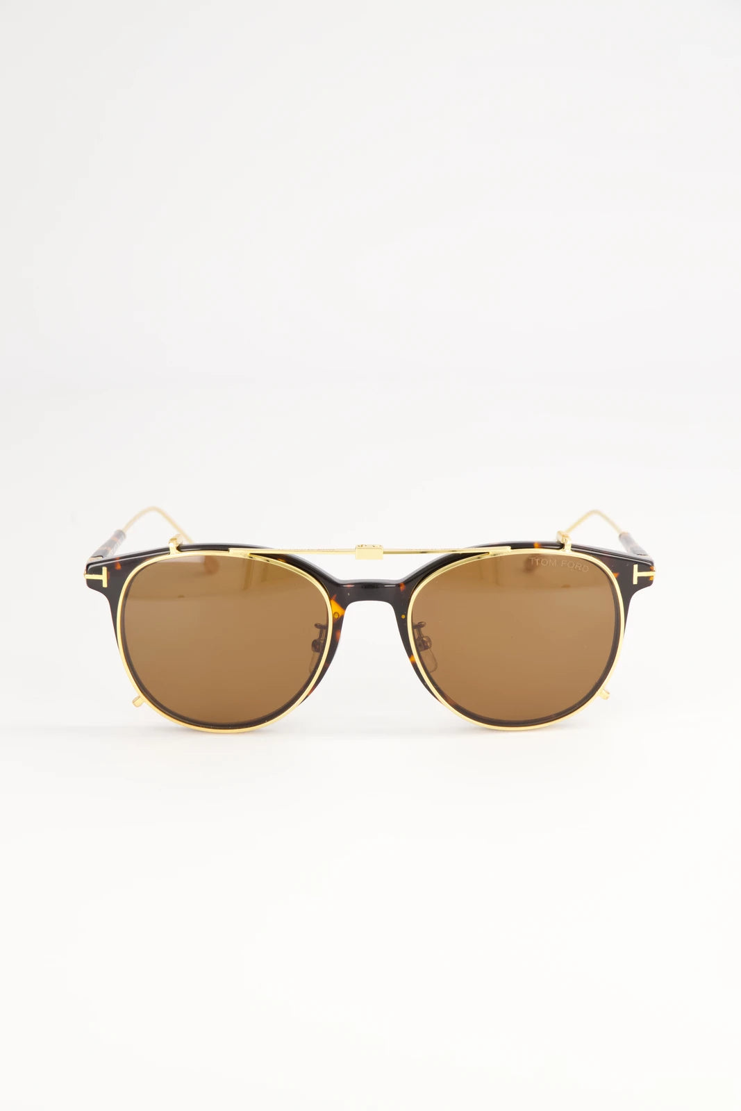 Lentes de Armazón Tom Ford FT5644 Doble Montura Havana