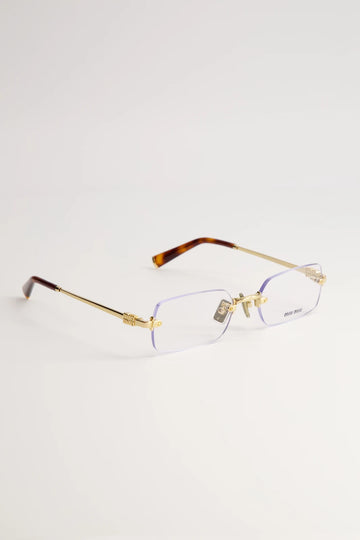 Lentes de Sol Miu Miu Logo Gold SMUA54