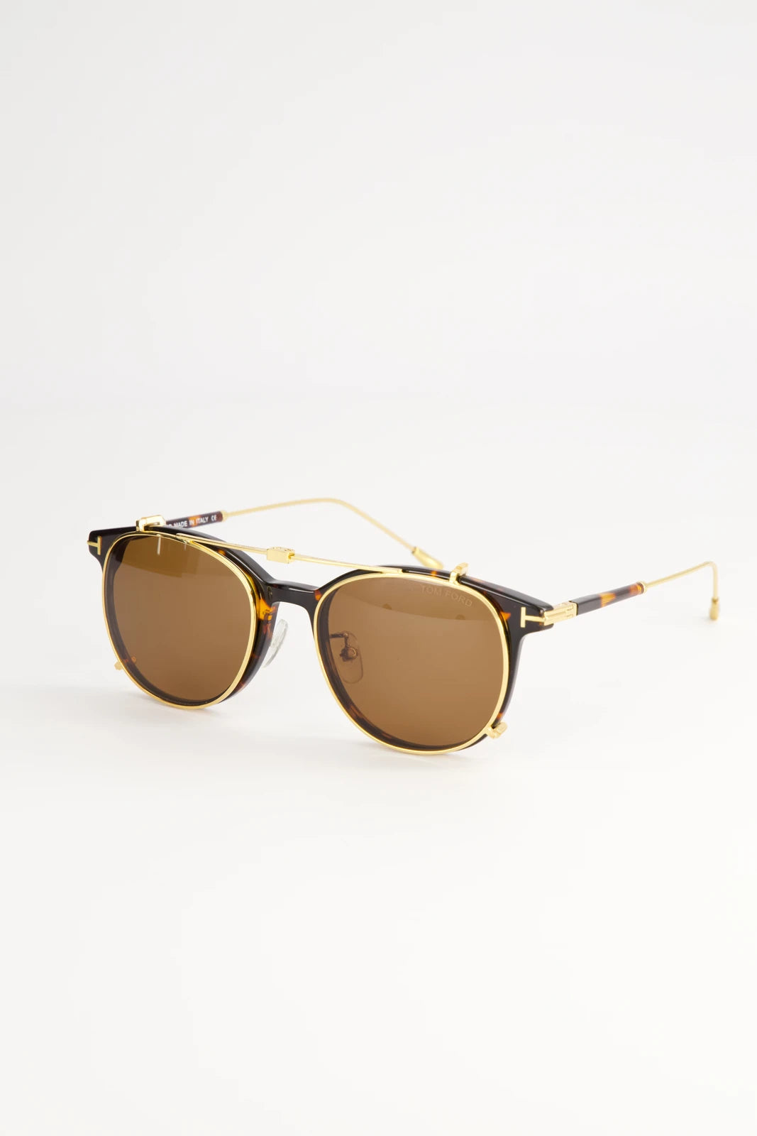 Lentes de Armazón Tom Ford FT5644 Doble Montura Havana