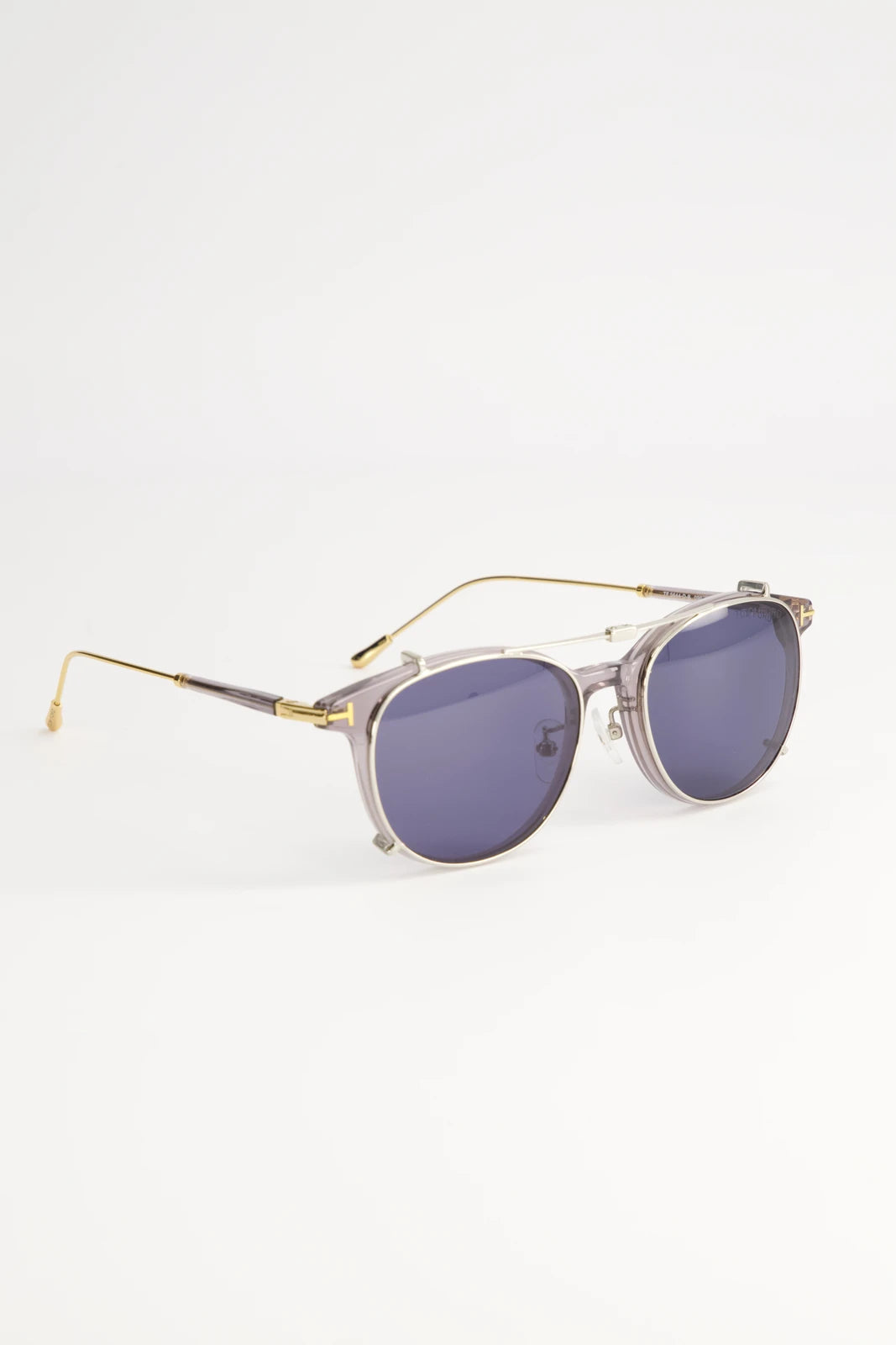 Lentes de Armazón Tom Ford FT5644 Doble Montura Transparent Clear