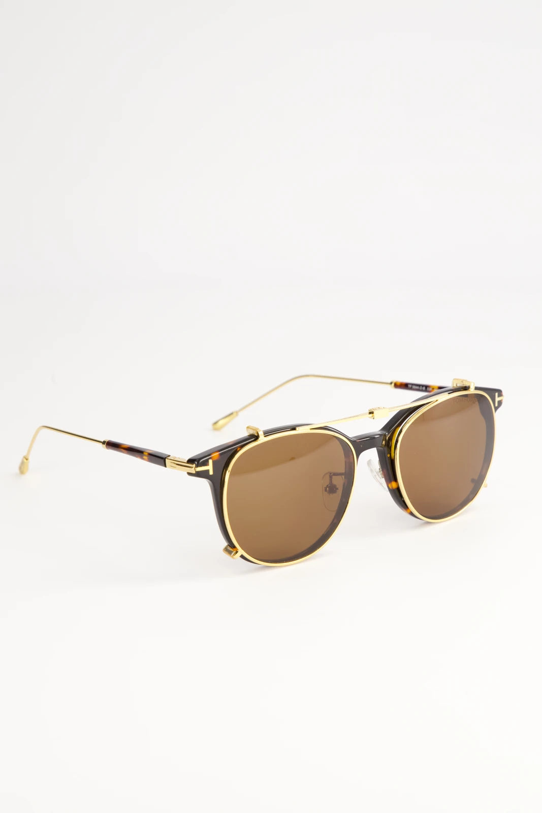 Lentes de Armazón Tom Ford FT5644 Doble Montura Havana