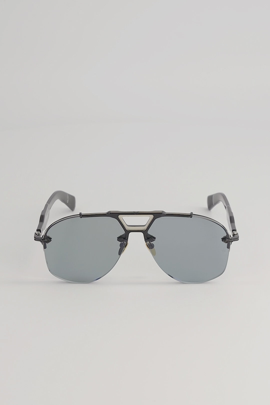 Lentes de Sol Jacques Marie Mage Alta Black Silver