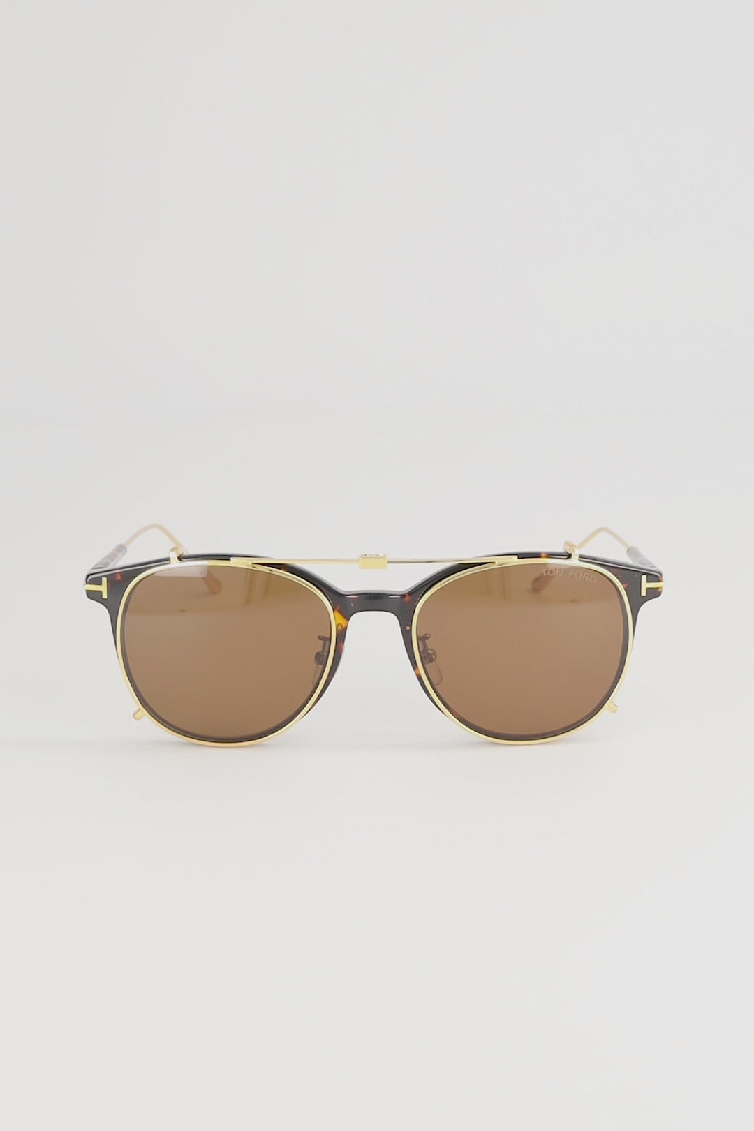 Lentes de Armazón Tom Ford FT5644 Doble Montura Havana