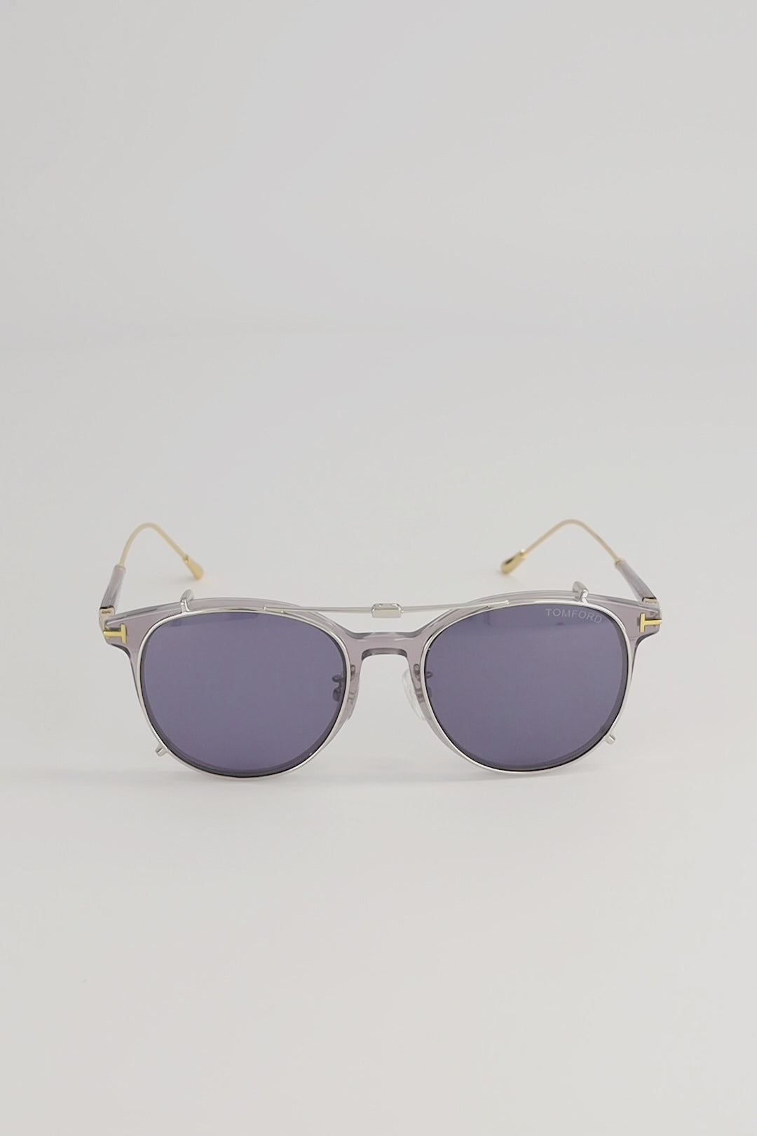 Lentes de Armazón Tom Ford FT5644 Doble Montura Transparent Clear